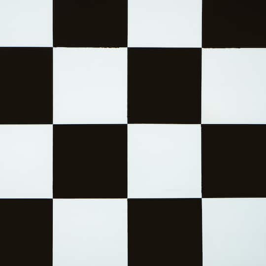 30" x 20ft. Black & White Checker Gift Wrap by Celebrate It™